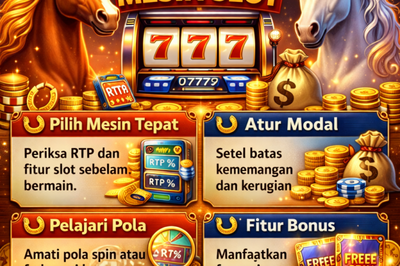 Tips aman main mesin slot hari ini: pahami RTP & varians, baca paytable, batasi modal-waktu, hindari chasing, dan amankan akun dengan 2FA.