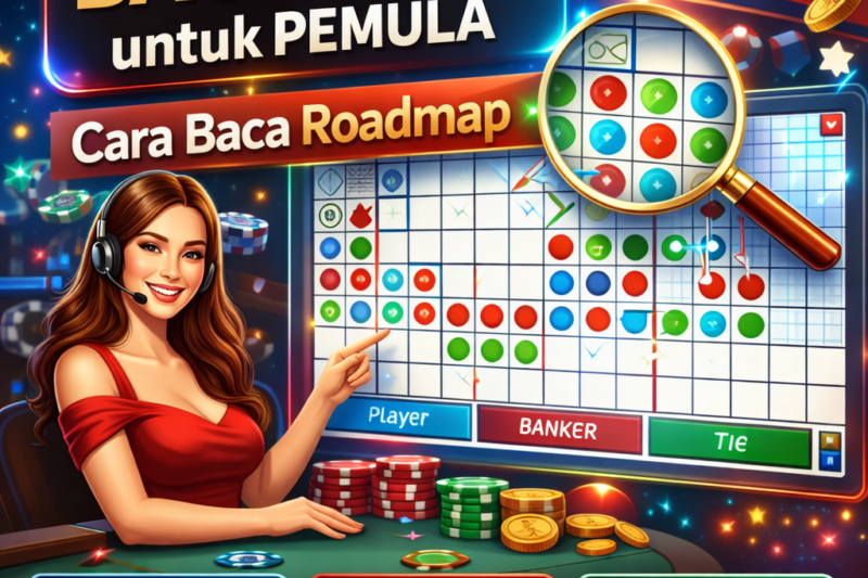 Baccarat untuk pemula: pahami Player/Banker/Tie, arti Big Road & Bead Plate, baca tren roadmap, plus tips limit biar aman & bijak tanpa kebawa mitos!
